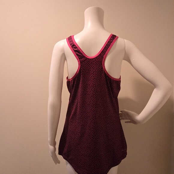 Nike Pro Pink Snow Dot Racerback Tank Top L - Picture 5 of 5